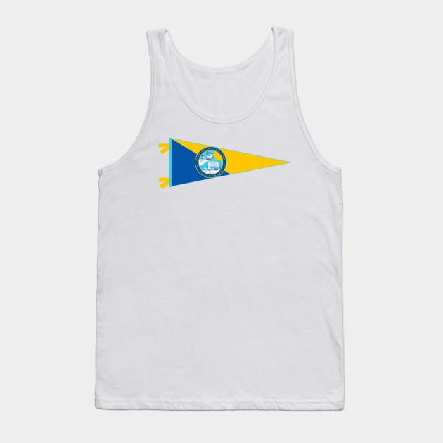 Santa Ana Flag Pennant Tank Top by zsonn